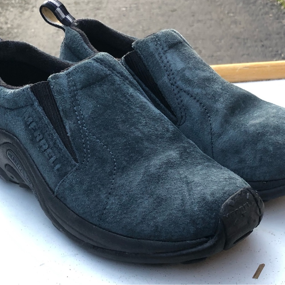 Merrell Work J64692 Women's Blue Jungle Moc Nubuck Work Shoes Size 37/6.5 - Picture 5 of 9